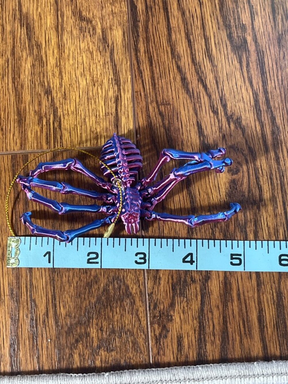 Purple & Blue Tarantula Spider Christmas Tree Ornaments Unusual Christmas Sb - Picture 7 of 8